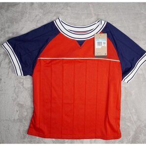 Nike Court Dri-FIT US Open Slam Tennis Shirt Red DC9462-657 Womens Medium